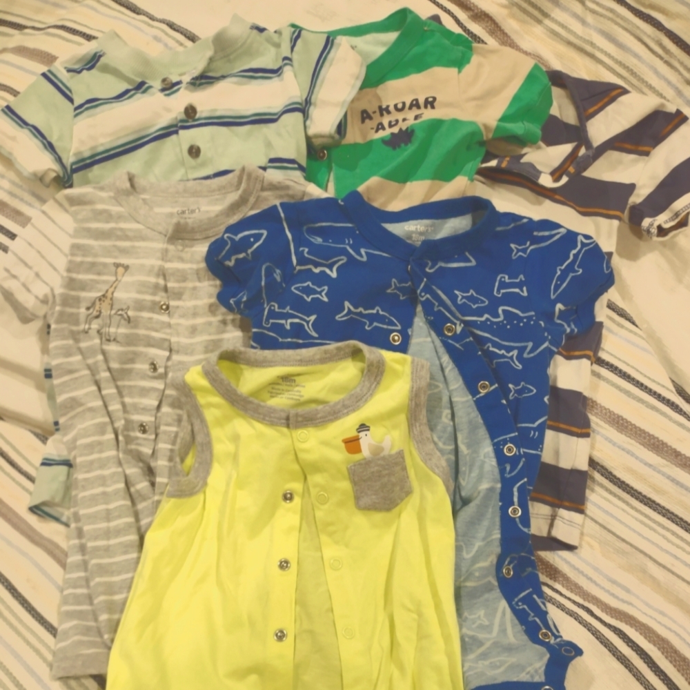 Carter's 18 months boy romper bundle